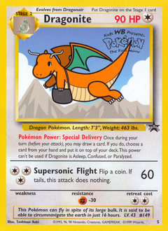 Dragonite, Wizards Black Star Promos #5, Pokémon TCG card
