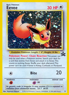 Eevee, Wizards Black Star Promos #11, Pokémon TCG card