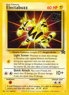 Electabuzz, Wizards Black Star Promos #2, Pokémon TCG card