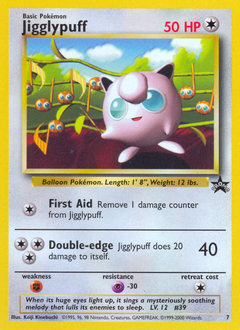 Jigglypuff, Wizards Black Star Promos #7, Pokémon TCG card