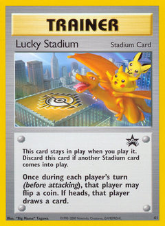Lucky Stadium, Wizards Black Star Promos #41, Pokémon TCG card