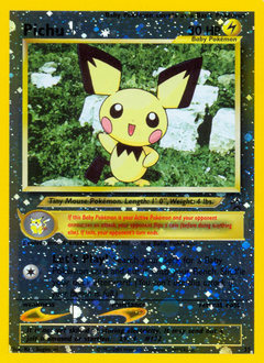 Pichu, Wizards Black Star Promos #35, Pokémon TCG card