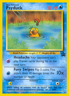 Psyduck, Wizards Black Star Promos #20, Pokémon TCG card