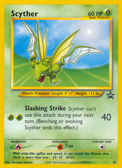 Scyther, Wizards Black Star Promos #45, Pokémon TCG card