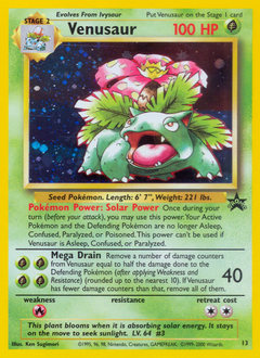 Venusaur, Wizards Black Star Promos #13, Pokémon TCG card