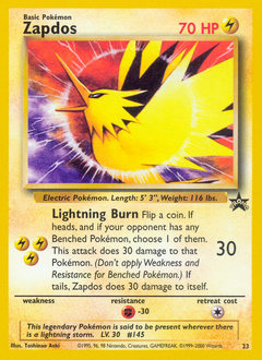 Zapdos, Wizards Black Star Promos #23, Pokémon TCG card