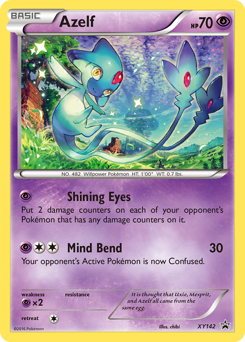 Azelf, XY Black Star Promos #XY142, Pokémon TCG card