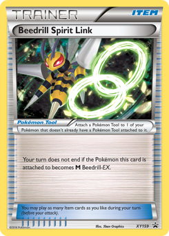 Beedrill Spirit Link, XY Black Star Promos #XY159, Pokémon TCG card