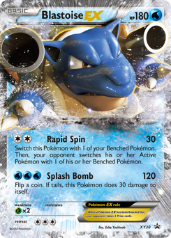Blastoise-EX, XY Black Star Promos #XY30, Pokémon TCG card