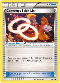 Camerupt Spirit Link, XY Black Star Promos #XY199, Pokémon TCG card