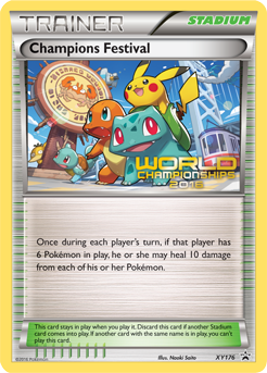 Champions Festival, XY Black Star Promos #XY176, Pokémon TCG card