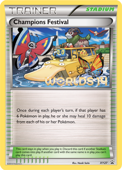 Champions Festival, XY Black Star Promos #XY27, Pokémon TCG card