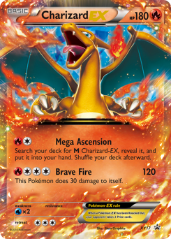 Charizard-EX, XY Black Star Promos #XY17, Pokémon TCG card