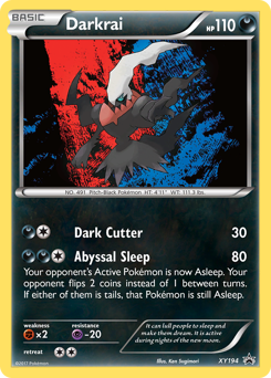 Darkrai, XY Black Star Promos #XY194, Pokémon TCG card