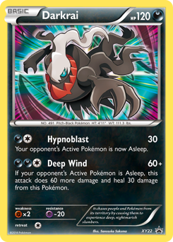 Darkrai, XY Black Star Promos #XY22, Pokémon TCG card