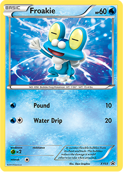 Froakie, XY Black Star Promos #XY03, Pokémon TCG card