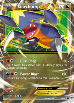 Garchomp-EX, XY Black Star Promos #XY09, Pokémon TCG card