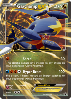 Garchomp-EX, XY Black Star Promos #XY167, Pokémon TCG card