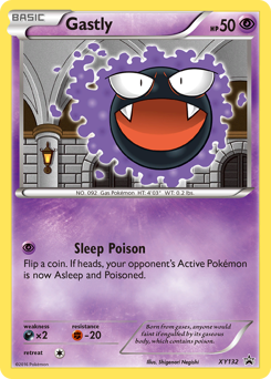 Gastly, XY Black Star Promos #XY132, Pokémon TCG card