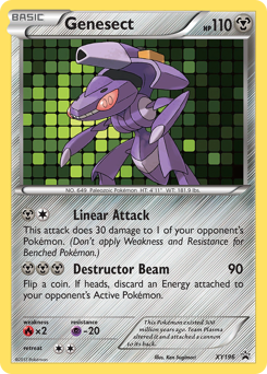 Genesect, XY Black Star Promos #XY196, Pokémon TCG card