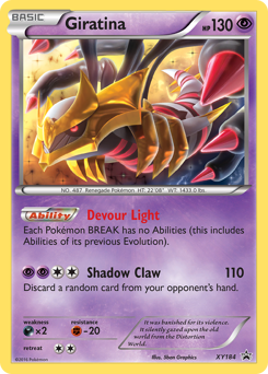Giratina, XY Black Star Promos #XY184, Pokémon TCG card