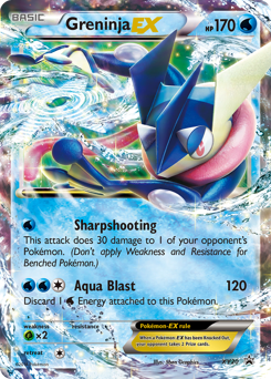 Greninja-EX, XY Black Star Promos #XY20, Pokémon TCG card
