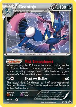 Greninja, XY Black Star Promos #XY24, Pokémon TCG card
