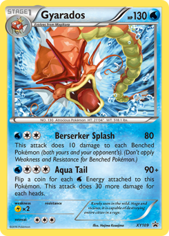 Gyarados, XY Black Star Promos #XY109, Pokémon TCG card