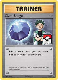 Gym Badge, XY Black Star Promos #XY203, Pokémon TCG card