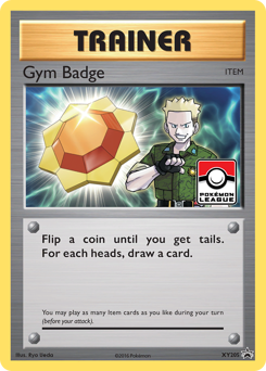 Gym Badge, XY Black Star Promos #XY205, Pokémon TCG card