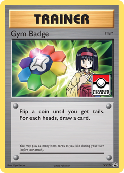 Gym Badge, XY Black Star Promos #XY206, Pokémon TCG card