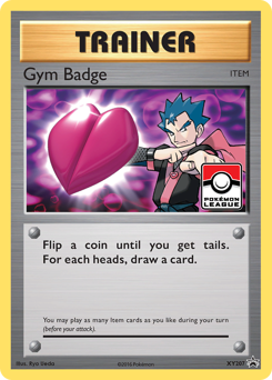 Gym Badge, XY Black Star Promos #XY207, Pokémon TCG card
