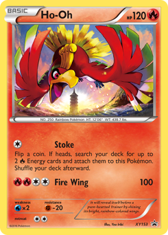 Ho-Oh, XY Black Star Promos #XY153, Pokémon TCG card