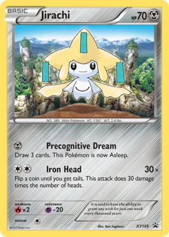 Jirachi, XY Black Star Promos #XY195, Pokémon TCG card