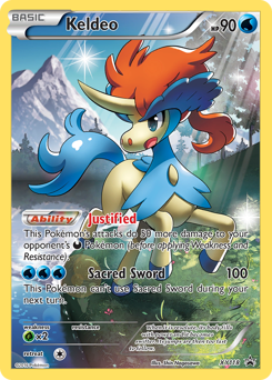 Keldeo, XY Black Star Promos #XY118, Pokémon TCG card