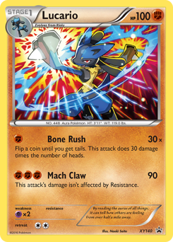 Lucario, XY Black Star Promos #XY140, Pokémon TCG card