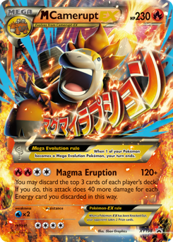 M Camerupt-EX, XY Black Star Promos #XY198, Pokémon TCG card