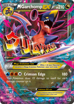 M Garchomp-EX, XY Black Star Promos #XY168, Pokémon TCG card