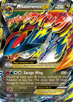 M Salamence-EX, XY Black Star Promos #XY171, Pokémon TCG card