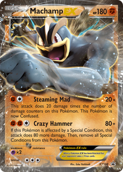 Machamp-EX, XY Black Star Promos #XY108, Pokémon TCG card