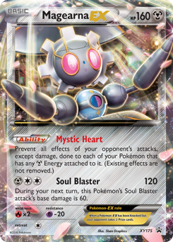 Magearna-EX, XY Black Star Promos #XY175, Pokémon TCG card