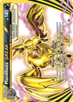 Mandibuzz BREAK, XY Black Star Promos #XY182, Pokémon TCG card