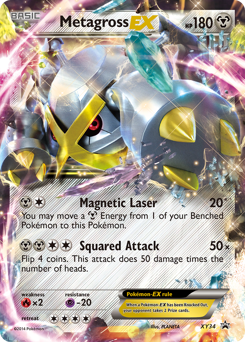 Metagross-EX, XY Black Star Promos #XY34, Pokémon TCG card