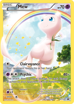 Mew, XY Black Star Promos #XY110, Pokémon TCG card