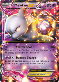 Mewtwo-EX, XY Black Star Promos #XY107, Pokémon TCG card