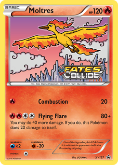 Moltres, XY Black Star Promos #XY127, Pokémon TCG card