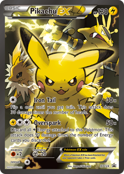 Pikachu-EX, XY Black Star Promos #XY124, Pokémon TCG card