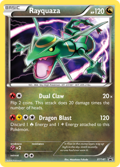 Rayquaza, XY Black Star Promos #XY141, Pokémon TCG card