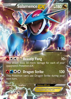 Salamence-EX, XY Black Star Promos #XY170, Pokémon TCG card