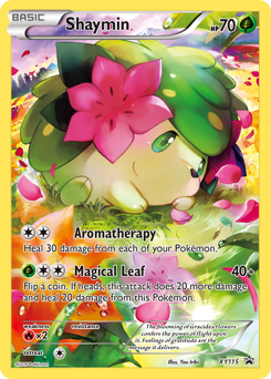 Shaymin, XY Black Star Promos #XY115, Pokémon TCG card